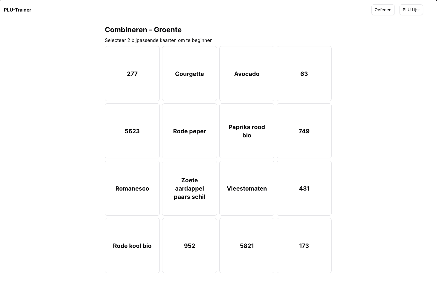 Screenshot van de combineren leermethode op plu.mijnahpauze.nl